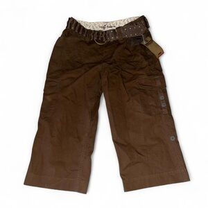 BN Ruff Hewn Women's Dark Brown Cargo Shorts VTG